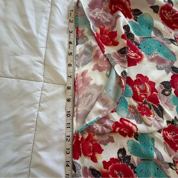 L.I.F.E. Love Is For Eternity Floral Kimono Duster Oversized L - Picture 8 of 9